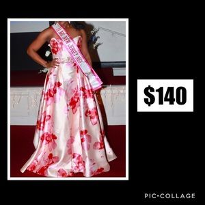 MacDuggal floral dress